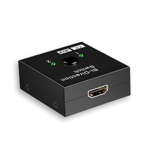 4K HDTV Screen Splitter Bidirektional HDTV Switcher mit USB-Kabel für Doppelmonitore Display auf HDTV oder Computer von HOOLRZI