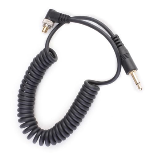 Gerader Kopf 3,5 mm auf Ellenbogen PC Kamera Auslöser Kabel Fernbedienung Kabel Blinkende Speedlight Feder Spiraldraht Gerader Kopf 3,5 mm auf Ellenbogen PC Kamera Auslöser Kabel Fernbedienung Kabel Blinkende Speedlight Feder Spiraldraht von HOOLRZI
