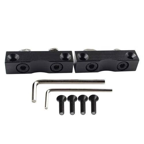 HOOLRZI 2 Stück Verbesserte Aluminiumlegierung Z Achsen Schrittmotorhalterung Rack Für CR10 3D Drucker Z Achsen Schrittmotorhalterung Block Druckerzubehör von HOOLRZI