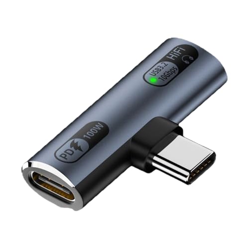 HOOLRZI 2-in-1-USB-C-Ladeadapter für nahtloses Hören und schnelles Aufladen auf Handy-Tisch-Signalübertragung von HOOLRZI