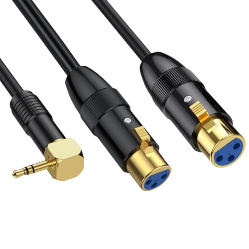 HOOLRZI 3,5-mm-Adapterkabel, Stecker auf Buchse, Kabeladapterleitung für Mikrofon-zu-Kamera-Anschluss HOOLRZI 3,5-mm-Adapterkabel, Stecker auf Buchse, Kabeladapterleitung für Mikrofon-zu-Kamera-Anschluss von HOOLRZI