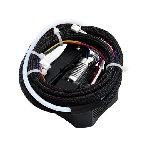 HOOLRZI 3D Drucker Extruder Montierte Düse MK8 Hotend Kit Komplettset Ersatz Hotend-3D Druckerzubehör Für Ender3 V2 3D Druckerteile Extruder Hotend Kit Kühlgebläse von HOOLRZI
