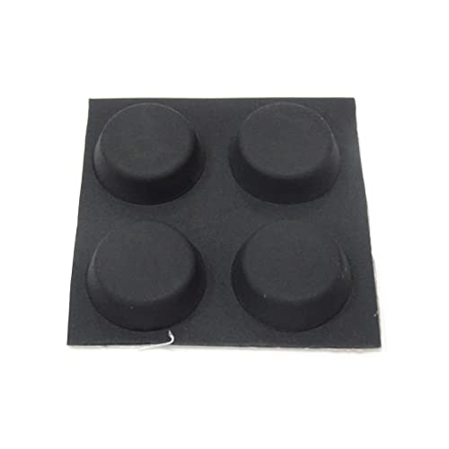 HOOLRZI 4 Stück Universal Tablet/Notebook Ständer Kleine Runde Gummifüße Tastatur Eckpolster Rutschfester Silikon Ständer Tastatur Fußpolster von HOOLRZI