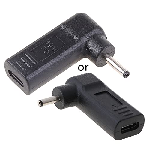 HOOLRZI 90 Grad Typ C Buchse Auf 3 0 1 Mm Für Stecker USB Typ C Netzteil Stecker Konverter Laptop Ladegerät Für Fo OTG Adapter USB 3.0 von HOOLRZI