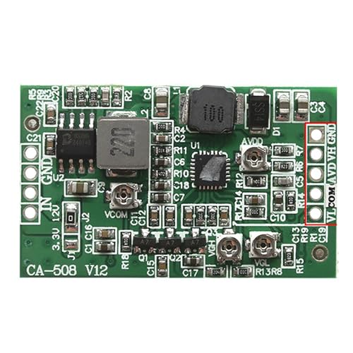 HOOLRZI CA408/CA508 LCD-Display TCON Board Boosting-Modul mit 4-Wege-Spannungen, Ausgänge, VGL, VGH, AVDD zur Reparatur von HOOLRZI