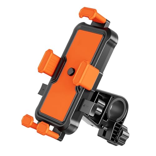 HOOLRZI Handyhalterung für Roller, Fahrrad, Motorrad, Lenker/Rückansicht montiert, stoßfester Ständer, Halterung für Mobiltelefone HOOLRZI Handyhalterung für Roller, Fahrrad, Motorrad, Lenker/Rückansicht montiert, stoßfester Ständer, Halterung für Mobiltelefone von HOOLRZI