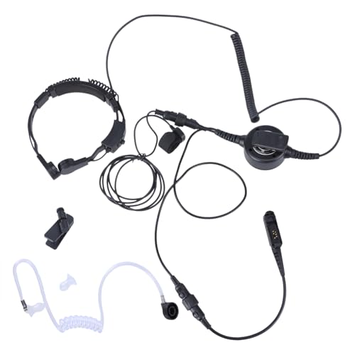 HOOLRZI Headsets, Halsmikrofon, Halskontrolle, Ohrhörer mit großer Taste für P6600 MTP3150 Radio, komfortable Ohrhörer HOOLRZI Headsets, Halsmikrofon, Halskontrolle, Ohrhörer mit großer Taste für P6600 MTP3150 Radio, komfortable Ohrhörer von HOOLRZI