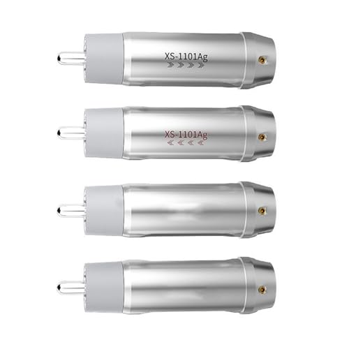 HOOLRZI High Fidelitys Musikstecker, Schraubbefestigung, für Verstärker und Lautsprecher, authentischer Sound, silberfarben HOOLRZI High Fidelitys Musikstecker, Schraubbefestigung, für Verstärker und Lautsprecher, authentischer Sound, silberfarben von HOOLRZI