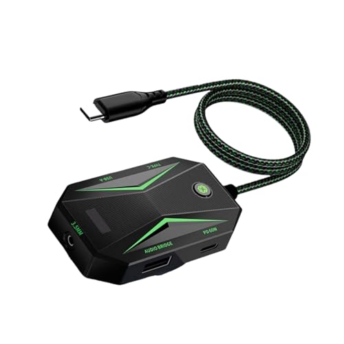HOOLRZI Kopfhörer-Konverter mit mehreren Anschlüssen für GS4-Kopfhörer, USB Typ C, 3,5 mm, 70 cm, Verlängerungskabel, hohe Kompatibilität HOOLRZI Kopfhörer-Konverter mit mehreren Anschlüssen für GS4-Kopfhörer, USB Typ C, 3,5 mm, 70 cm, Verlängerungskabel, hohe Kompatibilität von HOOLRZI
