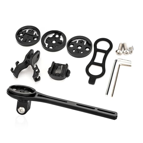 HOOLRZI Mountainbike-Verlängerungshalter, Computer-Halterung, verlängerte Halterung, für Fahrräder, Computerhalterung, verstellbare Halterung für Radfahren von HOOLRZI