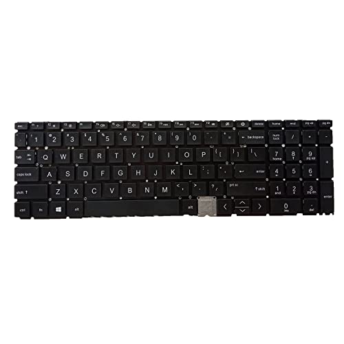 HOOLRZI Original US Layout Englische Tastatur Ohne Rahmen/Ohne Hintergrundbeleuchtung Für 15-ed 15-ed0000 15m Ed0000 Serie Schwarz 15-ed von HOOLRZI