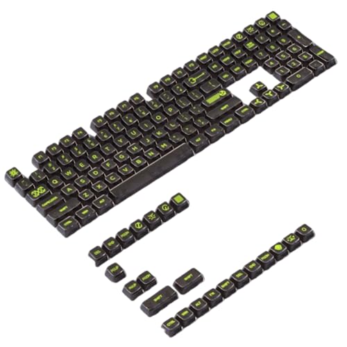 HOOLRZI PC-Tastenkappen, 131 Tasten für mechanische Tastaturen, klassische, klare Tastenkappen, vollständig klare Tastenkappen für Spiele HOOLRZI PC-Tastenkappen, 131 Tasten für mechanische Tastaturen, klassische, klare Tastenkappen, vollständig klare Tastenkappen für Spiele von HOOLRZI