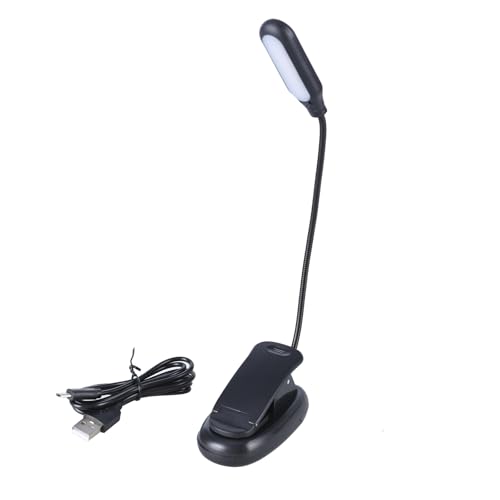 HOOLRZI Schreibtischlampe zum Anklippen, LED-USB-Clip-Licht mit 3 Farbmodi, 3 dimmbare Helligkeiten, Schreibtischleuchte, flexibler Schwanenhals HOOLRZI Schreibtischlampe zum Anklippen, LED-USB-Clip-Licht mit 3 Farbmodi, 3 dimmbare Helligkeiten, Schreibtischleuchte, flexibler Schwanenhals von HOOLRZI