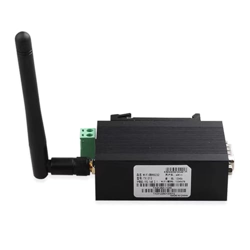 HOOLRZI TXI312 RS232 Server für nahtlose WLAN- und RJ45-Netzwerkverbindung mit Remote-Datenübertragung von HOOLRZI
