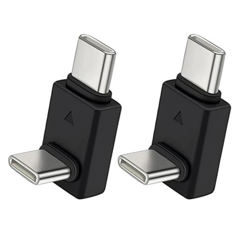 HOOLRZI Tragbarer L-förmiger Doppel-Typ-C-auf-Typ-C-OTGs-Adapter für Lavalier-Mikrofone und USB-C-Geräte von HOOLRZI