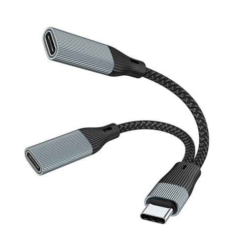 HOOLRZI Typ-C auf 3,5-mm-Kopfhörer-Adapter, Aufladen mit PD60W, schnelles Aufladen, 3,5-mm-Headset-Konverter, 2-in-1 für klare Musik HOOLRZI Typ-C auf 3,5-mm-Kopfhörer-Adapter, Aufladen mit PD60W, schnelles Aufladen, 3,5-mm-Headset-Konverter, 2-in-1 für klare Musik von HOOLRZI