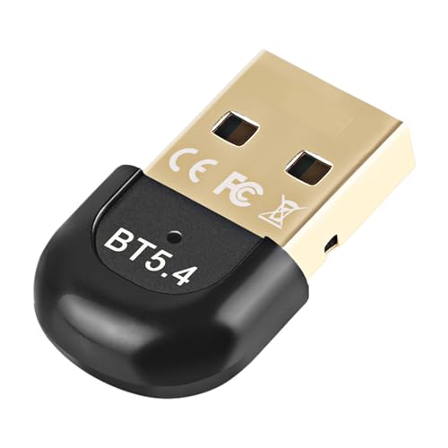HOOLRZI USB Adapter BT5.4 Empfänger Sender 20 M Distanz Problemlose Installation Für 8.1/10/11 Multi Geräte Verbindung von HOOLRZI