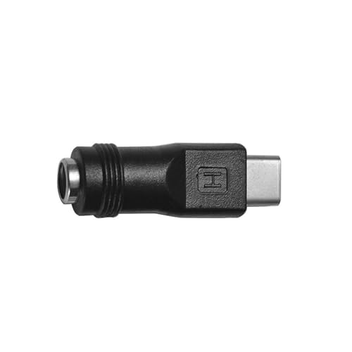 HOOLRZI USB-C-Netzadapter Typ C Stecker auf DC 5,5 x 2,1 mm Buchse Adapter für stabilen Stromanschluss, Stromumwandlungsadapter von HOOLRZI