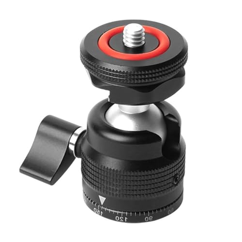 Platform Ballhead 1/4 Screw Tripod Mount Base For DSLR Cameras Various Devices Aluminum Alloy PTZ Platform Ballhead 1/4 Screw Tripod Mount Base For DSLR Cameras Various Devices Aluminum Alloy PTZ von HOOLRZI