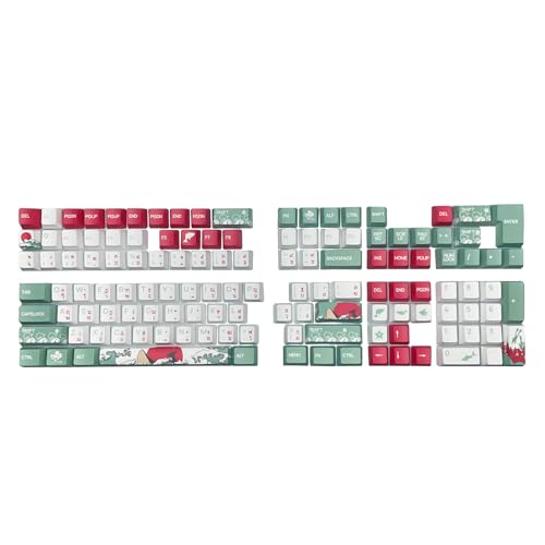 Thai-Tastenkappen-Set für 61/64/68/75/87/98/104/108 mechanische Tastaturen/OEM-Höhe Meeresmuster-Tastenkappen von HOOLRZI