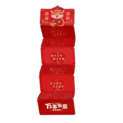 Traditionelles Neujahrs-Geldpaket 2025, Schlangen-Thema, Rötungen, chinesisches Frühlingsfest, faltbares Papier, Hongbao Traditionelles Neujahrs-Geldpaket 2025, Schlangen-Thema, Rötungen, chinesisches Frühlingsfest, faltbares Papier, Hongbao von HOOLRZI