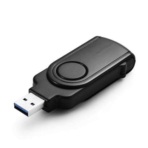 USB 3.0 SDTF MicroSDs Kartenleser bieten schnelle 5 Gbit/s Übertragungsgeschwindigkeiten für verschiedene Geräte, schwarz USB 3.0 SDTF MicroSDs Kartenleser bieten schnelle 5 Gbit/s Übertragungsgeschwindigkeiten für verschiedene Geräte, schwarz von HOOLRZI