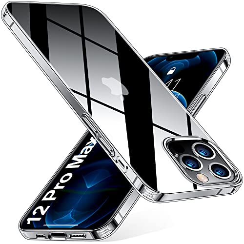 HOOMIL Clear Serie Hülle für iPhone 12 Pro Max, Extrem Transparent Weiche Silikon Case Handyhülle Schutzhülle - Durchsichtig von HOOMIL