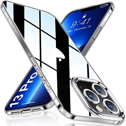 HOOMIL Clear Serie für iPhone 13 Pro Hülle, Extrem Transparent Weiche Silikon Case Schutzhülle iPhone 13 Pro Handyhülle - Durchsichtig von HOOMIL