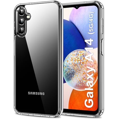 HOOMIL Crystal Clear Hülle für Samsung Galaxy A14 4G/5G, Nie Vergilbung Transparent - Durchsichtig von HOOMIL