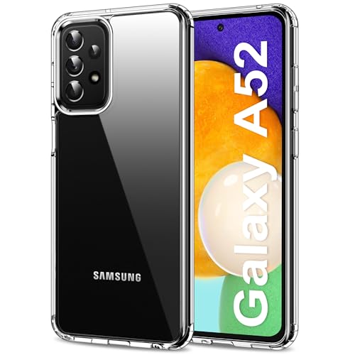 HOOMIL Crystal Clear Hülle für Samsung Galaxy A52 5G/4G/A52s 5G, Nie Vergilbung Transparent - Durchsichtig von HOOMIL