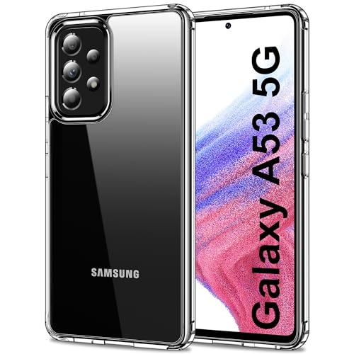HOOMIL Crystal Clear Hülle für Samsung Galaxy A53 5G, Nie Vergilbung Transparent - Durchsichtig von HOOMIL