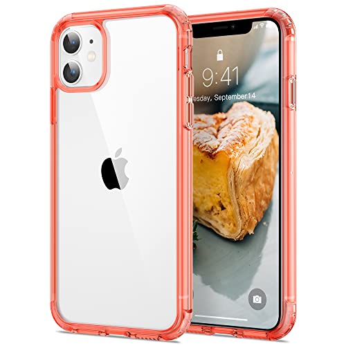 HOOMIL Crystal Clear Hülle für iPhone 11, Nie Vergilbung Transparent - Rosegold von HOOMIL