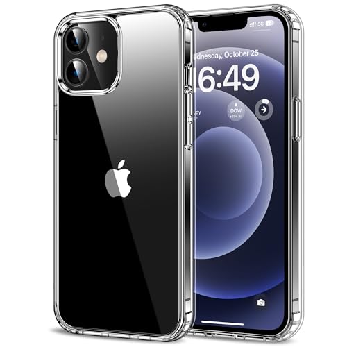 HOOMIL Crystal Clear Hülle für iPhone 12 Mini, Nie Vergilbung - Durchsichtig von HOOMIL