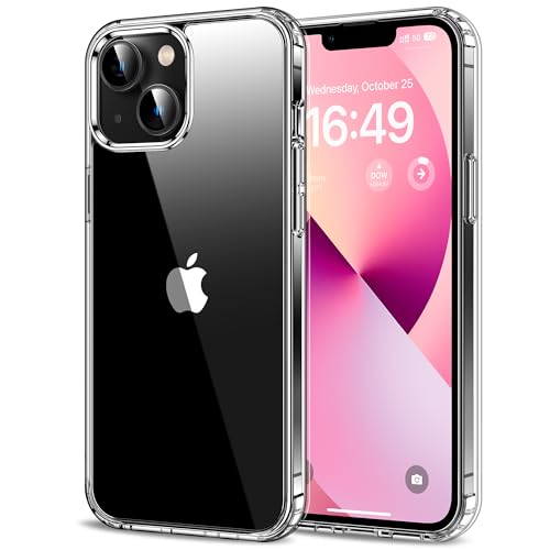 HOOMIL Crystal Clear Hülle für iPhone 13 Mini, Nie Vergilbung Transparent - Durchsichtig von HOOMIL