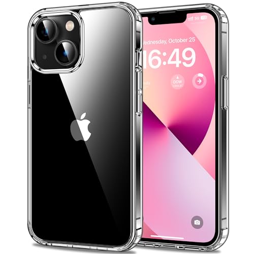 HOOMIL Crystal Clear Hülle für iPhone 13 Mini, Nie Vergilbung Transparent - Durchsichtig von HOOMIL