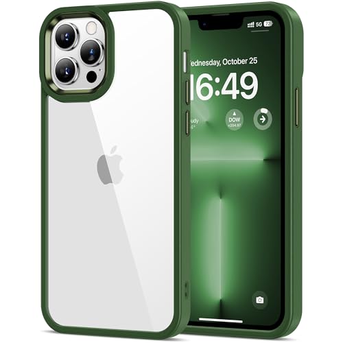 HOOMIL Crystal Clear Hülle für iPhone 13 Pro 6,1 Zoll, Nie Vergilbung Transparent - Grün HOOMIL Crystal Clear Hülle für iPhone 13 Pro 6,1 Zoll, Nie Vergilbung Transparent - Grün von HOOMIL