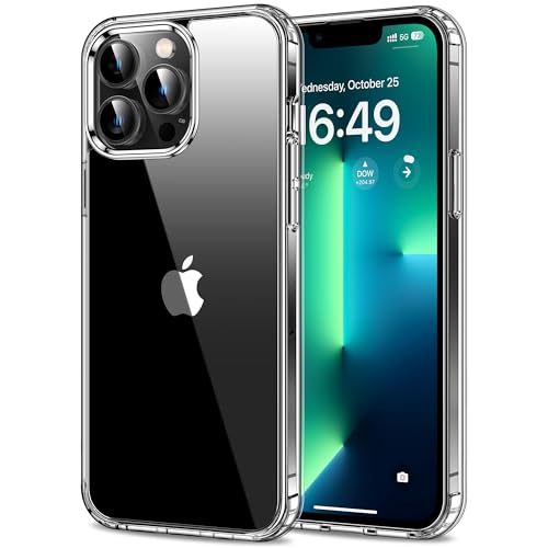 HOOMIL Crystal Clear Hülle für iPhone 13 Pro, Nie Vergilbung Transparent Case Handyhülle - Durchsichtig von HOOMIL