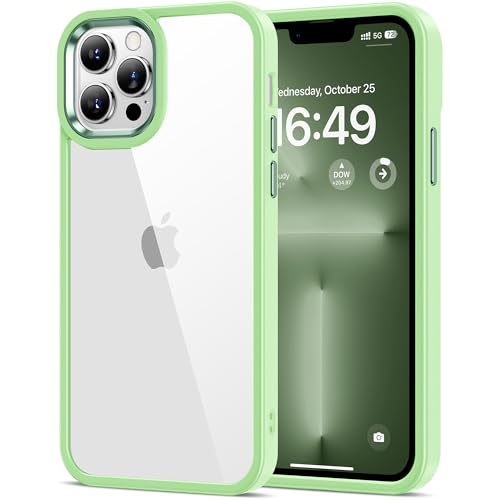 HOOMIL Crystal Clear Hülle für iPhone 13 Pro 6,1 Zoll, Nie Vergilbung Transparent - Hellgrün HOOMIL Crystal Clear Hülle für iPhone 13 Pro 6,1 Zoll, Nie Vergilbung Transparent - Hellgrün von HOOMIL