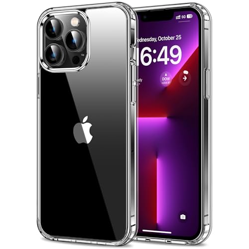 HOOMIL Crystal Clear Hülle für iPhone 13 Pro Max, Nie Vergilbung Transparent Case Handyhülle - Durchsichtig von HOOMIL
