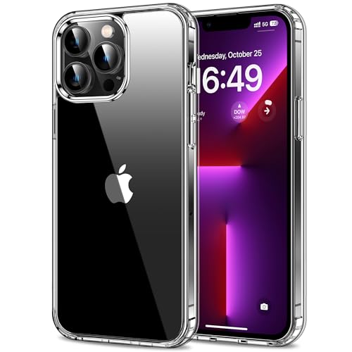 HOOMIL Crystal Clear Hülle für iPhone 13 Pro Max, Nie Vergilbung Transparent Case Handyhülle - Durchsichtig von HOOMIL