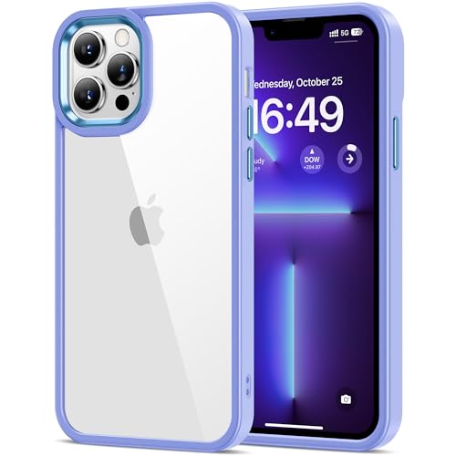 HOOMIL Crystal Clear Hülle für iPhone 13 Pro Max 6,7 Zoll, Nie Vergilbung Transparent - Helllila HOOMIL Crystal Clear Hülle für iPhone 13 Pro Max 6,7 Zoll, Nie Vergilbung Transparent - Helllila von HOOMIL