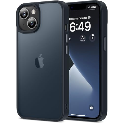 HOOMIL Matte Hülle für iPhone 13, Militärschutz, Tolle Haptik, Stoßfest, Kratzfest, Transluzente Schutzhülle - Blau HOOMIL Matte Hülle für iPhone 13, Militärschutz, Tolle Haptik, Stoßfest, Kratzfest, Transluzente Schutzhülle - Blau von HOOMIL