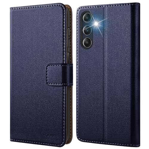 HOOMIL MagFlip Hülle für Samsung Galaxy A25 5G, [Erstklassige Handwerk] Handyhülle Premium Leder Tasche Klappbar Case Schutzhülle - Blau von HOOMIL