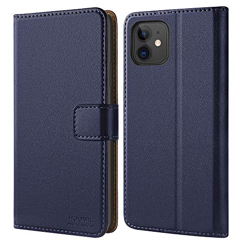 HOOMIL MagFlip Serie Handyhülle für iPhone 11 Pro Hülle, [Nr. 1 Handwerk] Premium Leder Flip Case Schutzhülle Kompatibel mit iPhone 11 Pro Tasche (Blau) von HOOMIL