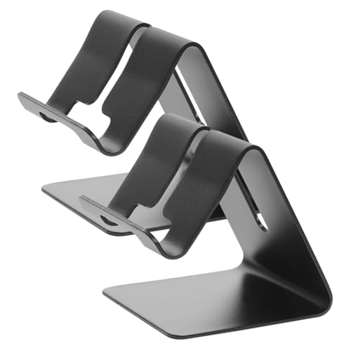 HOOTNEE 2 Stück Handyhalter Handyständer Telefonhalter Ständer Handyhalter Handyständer Halter Ständer Desktop Tragbares Telefon Tragbarer Telefonständer Desktop Telefonständer von HOOTNEE