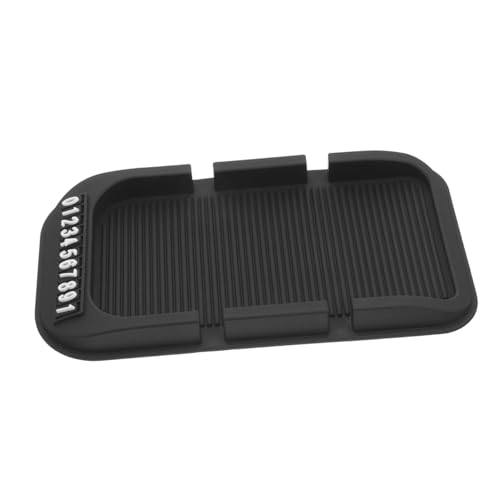 HOOTNEE Doppelnut-armaturenbrettablage Für Fahrzeuge Bindestrich Handyhalter Auto Auto Pad Autotelefonhalter Halter Auto-armaturenbrett Unterstützung Griff Für Auto-armaturenbrett Pp Black von HOOTNEE