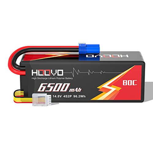 HOOVO 4S Lipo Akku 14.8V 6500mAh 80C RC Batterie EC5 Plug Hard Case für RC Auto LKW Buggy RC Quadcopter Hubschrauber Flugzeug Racing Drone HOOVO 4S Lipo Akku 14.8V 6500mAh 80C RC Batterie EC5 Plug Hard Case für RC Auto LKW Buggy RC Quadcopter Hubschrauber Flugzeug Racing Drone von HOOVO