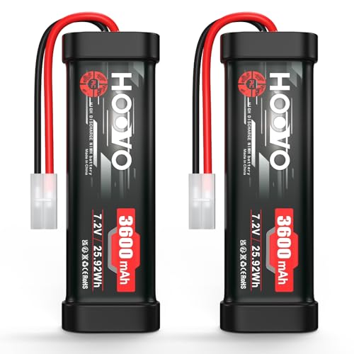 HOOVO 7.2V NiMH Akku Batterie 3600mAh RC Akku Ersatzakku Für RC Autos Flugzeug Helikopter Boot Buggy Modellbau Autos Flugzeug Toy Spielzeug von HOOVO