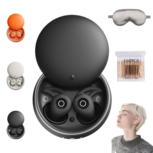 HOPASRISEE Novonell Snooze Pods Pro, Anti-Schnarch-Kopfhorer mit ANC, SchlafkopfhöRer Bluetooth, SchlafkopfhöRer SeitenschläFer füR SeitenschläFer, Ultra Comfortable & Noiseless Sleeping(Schwarz) HOPASRISEE Novonell Snooze Pods Pro, Anti-Schnarch-Kopfhorer mit ANC, SchlafkopfhöRer Bluetooth, SchlafkopfhöRer SeitenschläFer füR SeitenschläFer, Ultra Comfortable & Noiseless Sleeping(Schwarz) von HOPASRISEE