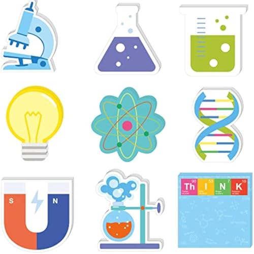 Haftnotizen 9 Stück Sticky Notes Wissenschaft Haftnotizen Klebezettel für Labor Schule Zubehör Haftnotizen 9 Stück Sticky Notes Wissenschaft Haftnotizen Klebezettel für Labor Schule Zubehör von HOPILYIQS